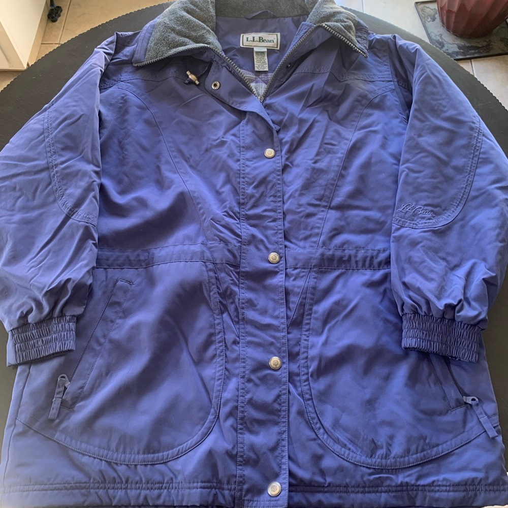 L.L. Bean Vintage Women's Purple Insulated Jacket Size Regular Large